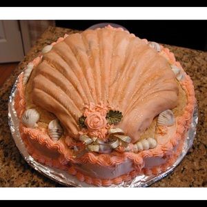 3D Shell cake pan